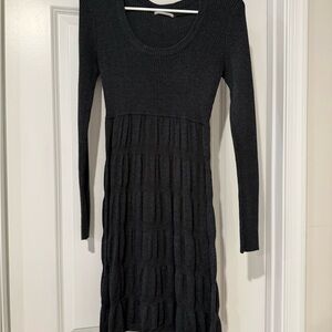 Calvin Klein Charcoal Long Sleeve Dress